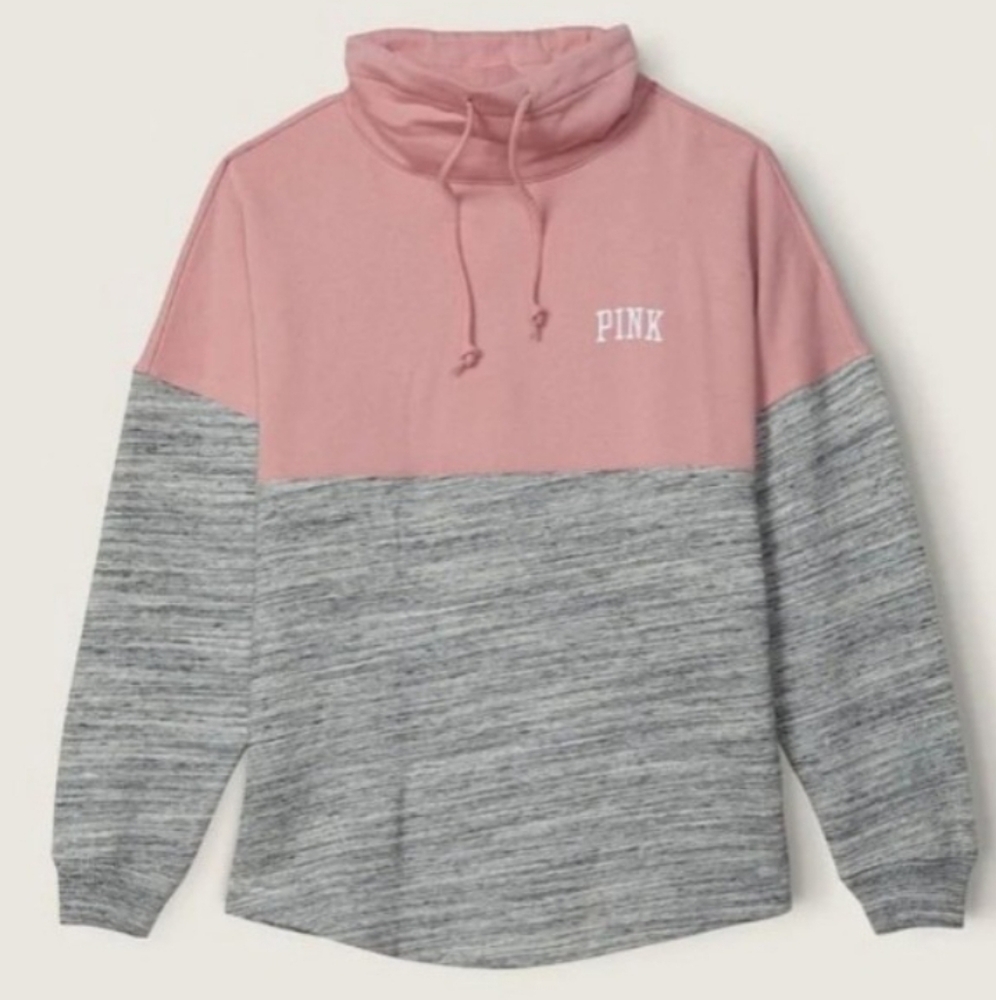 Victoria’s Secret Pink Funnel Neck Sweatshirt - Size L